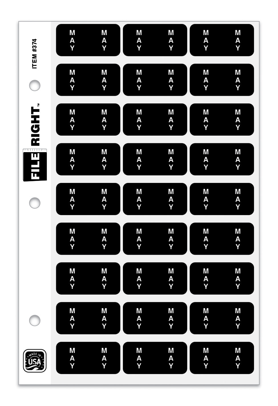 Month May Ring Book QTY. 270 per Set