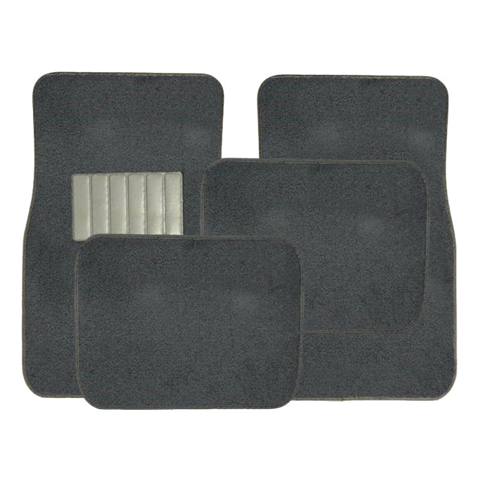 Carpet Floor Mat 4-piece Set- CHARCOAL - Qty. 1