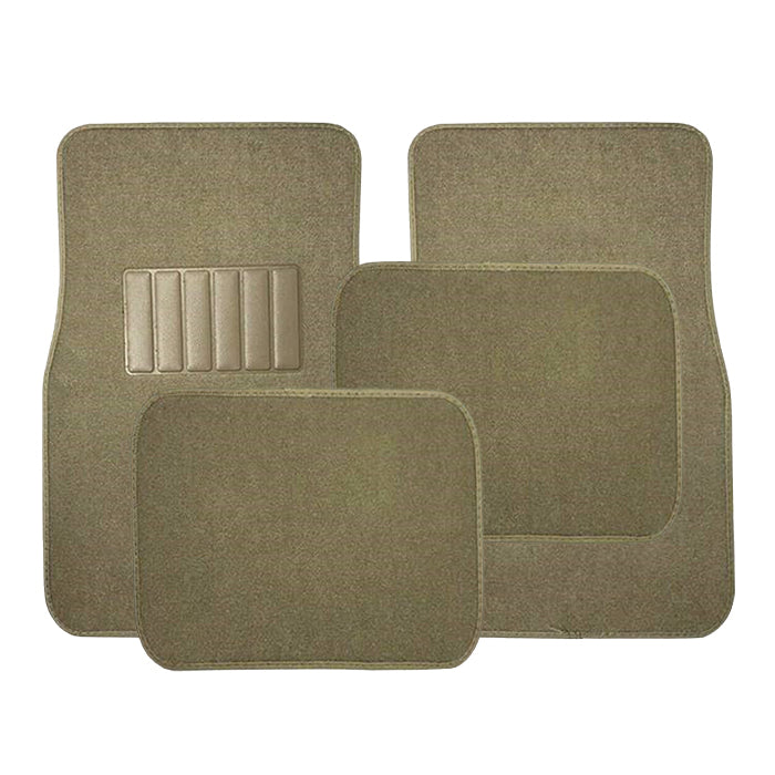 Carpet Floor Mat 4-piece Set- TAUPE - Qty. 1