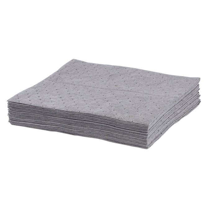 Univ Gray Meltblown Sonic Bonded Pads - 15" x 18" - Qty. 100/Case