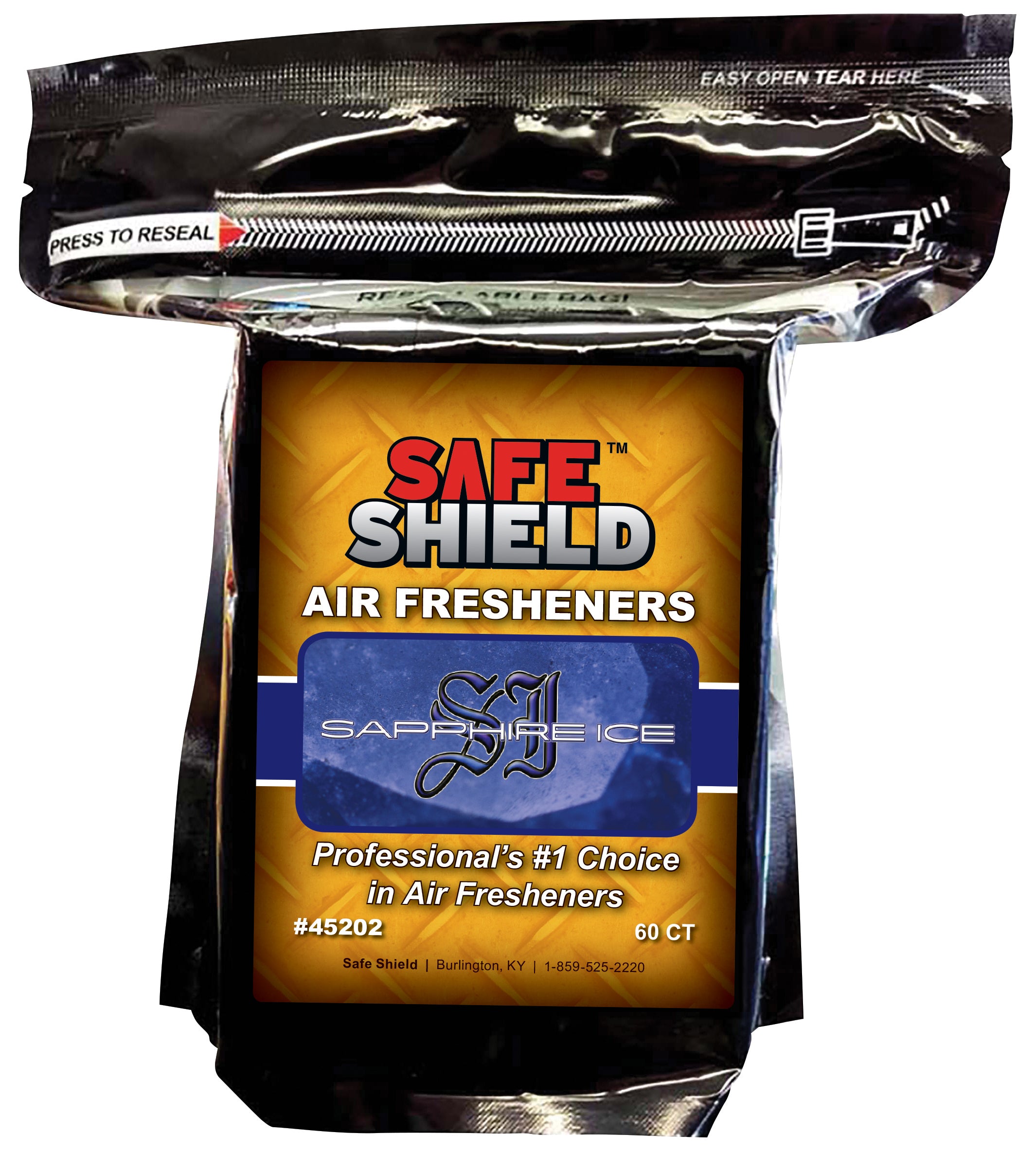 Air Freshener Pads - SAPPHIRE ICE - Qty. 60 per bag