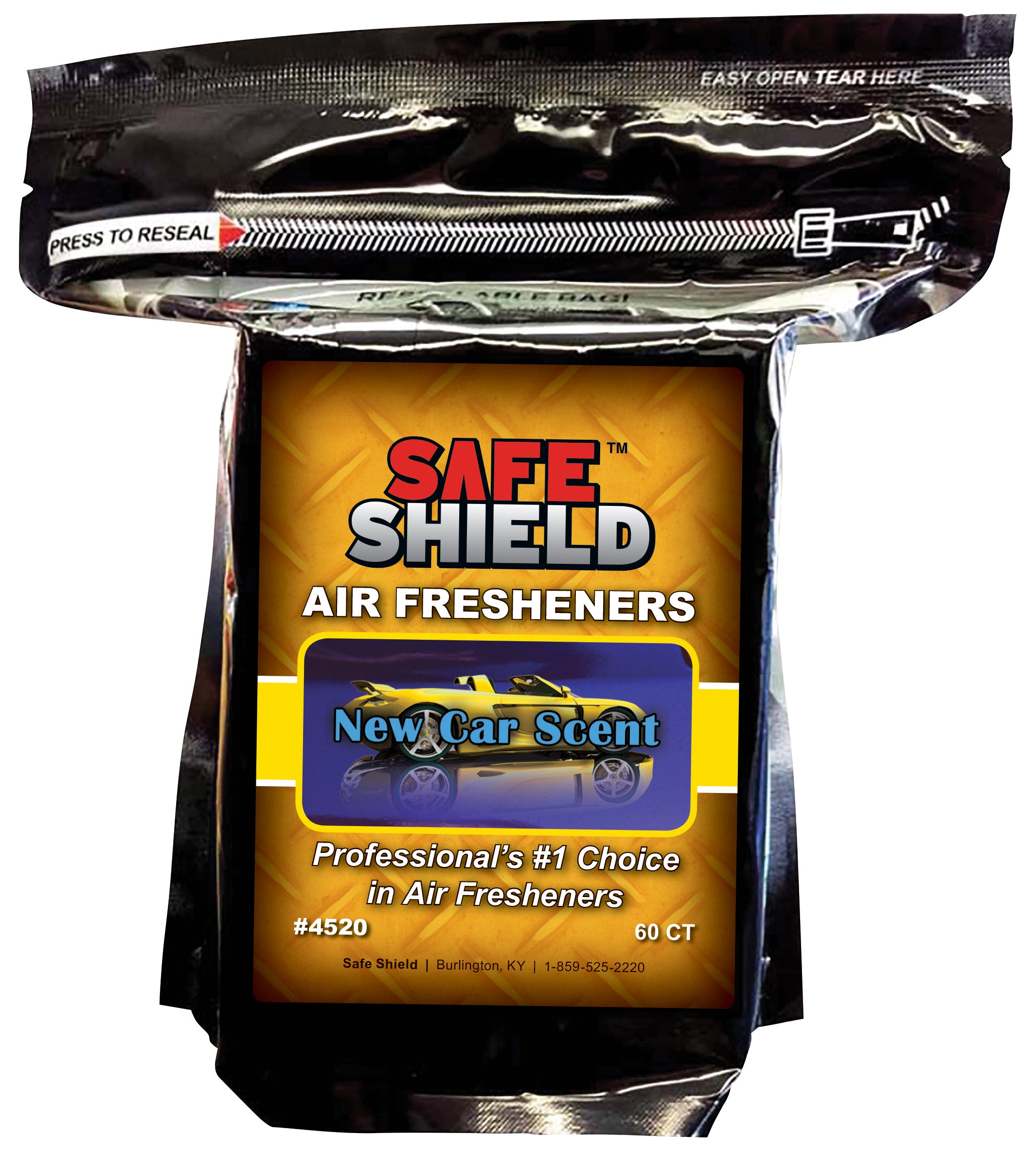 Air Freshener Pads - NEW CAR SCENT - Qty. 60 per bag