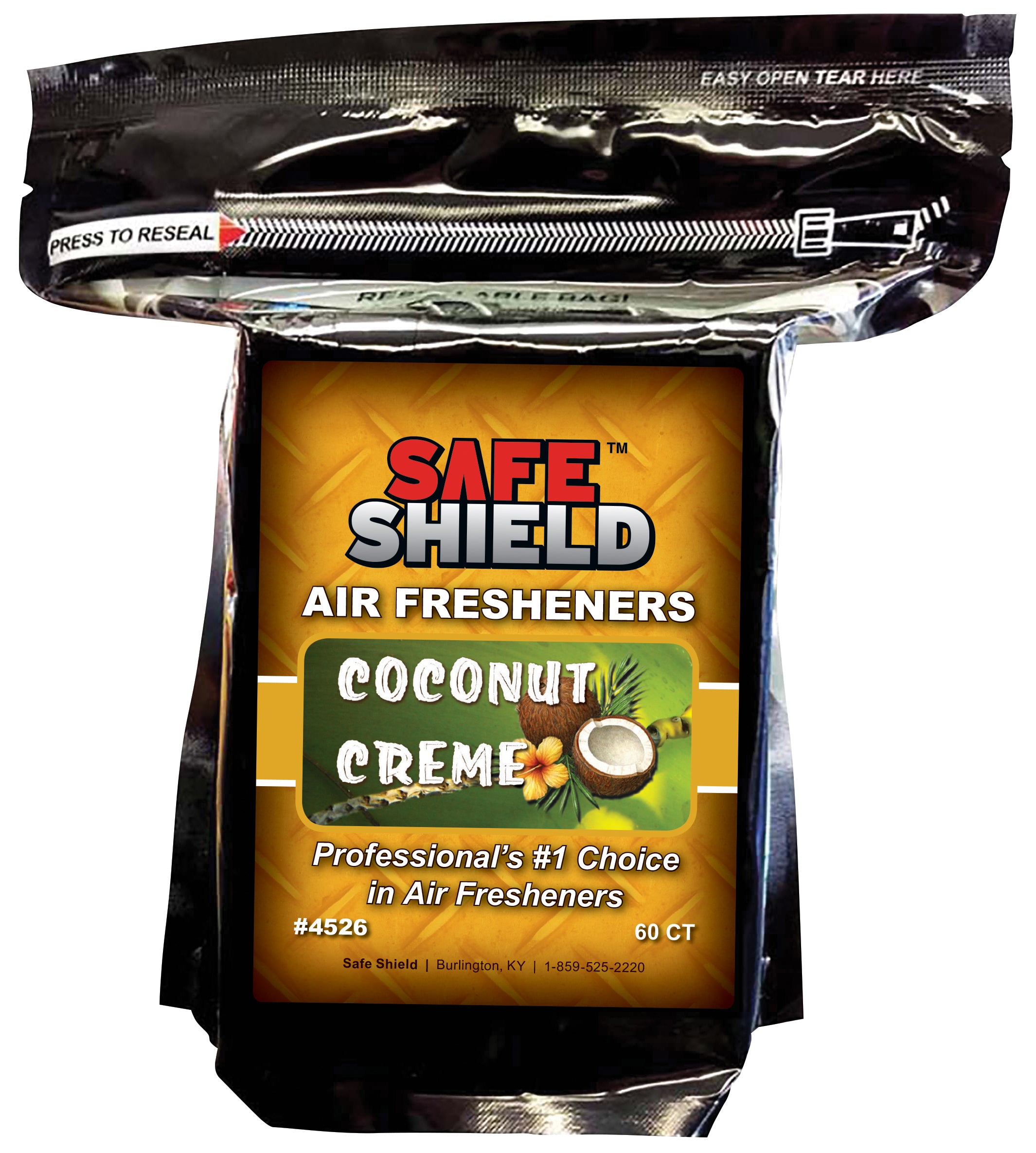 Air Freshener Pads - COCONUT SCENT - Qty. 60 per bag