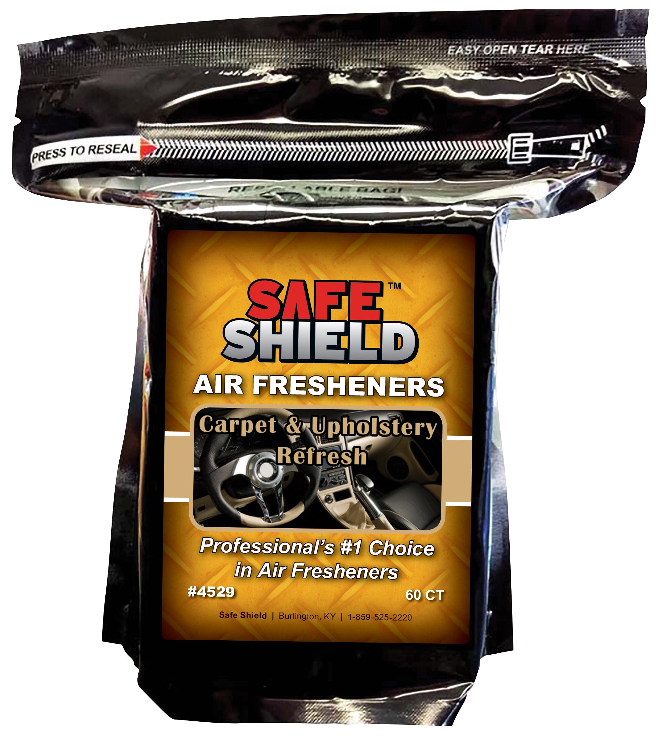 Air Freshener Pads - CARPET & UPHOL REFRESH SCENT - Qty. 60 per bag