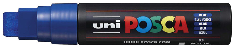 Windshield Markers - Large Posca (PC-17K) - BLUE - Qty. 1