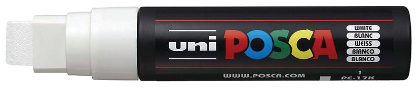 Windshield Markers - Large Posca (PC-17K) - WHITE - Qty. 1