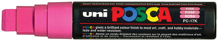 Windshield Markers - Large Posca (PC-17K) - PINK- Qty. 1
