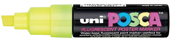 Windshield Markers - Small Posca (PC-85F) - FLUOR YELLOW - Qty. 1