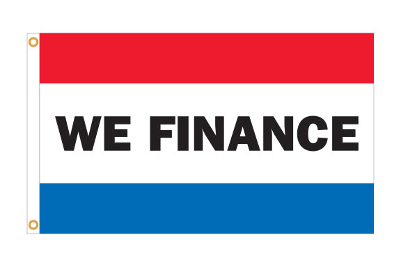 Nylon Flags - WE FINANCE - Qty. 1