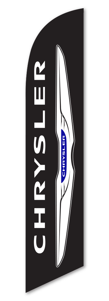 Swooper Banner - CHRYSLER Black -  Qty. 1
