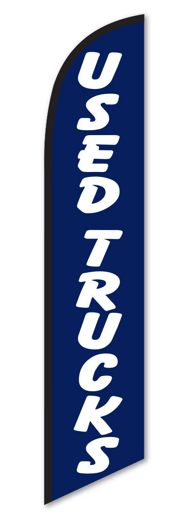 Swooper Banner - USED TRUCKS - B/W - Qty. 1