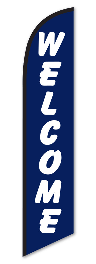 Swooper Banner - Welcome (Blue) - Qty. 1