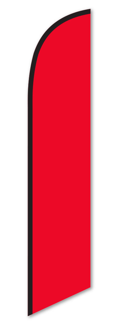 Swooper Banner - SOLID RED - Qty. 1