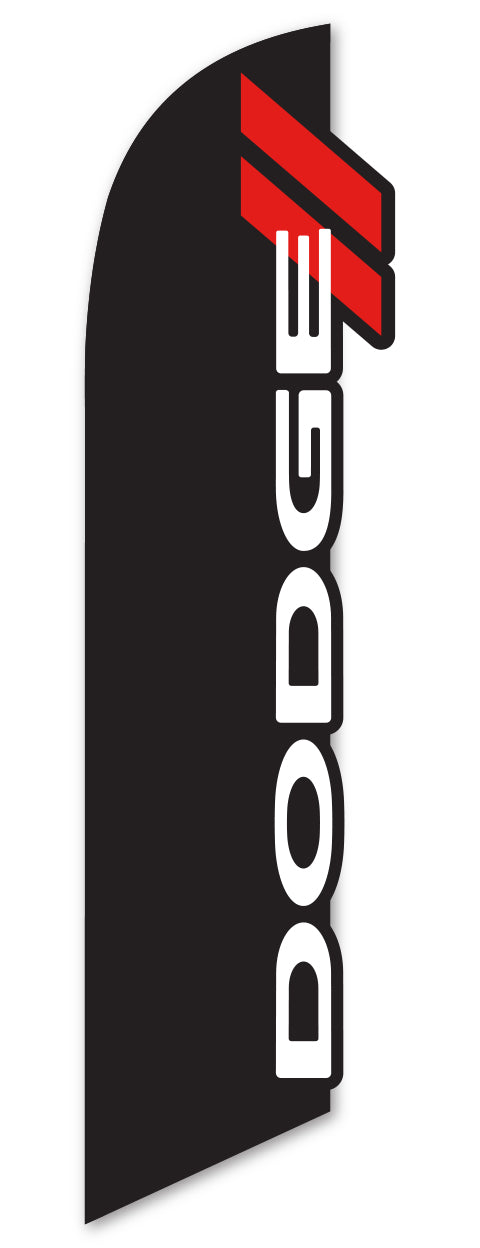 3-D Swooper Banner - Dodge - Qty. 1