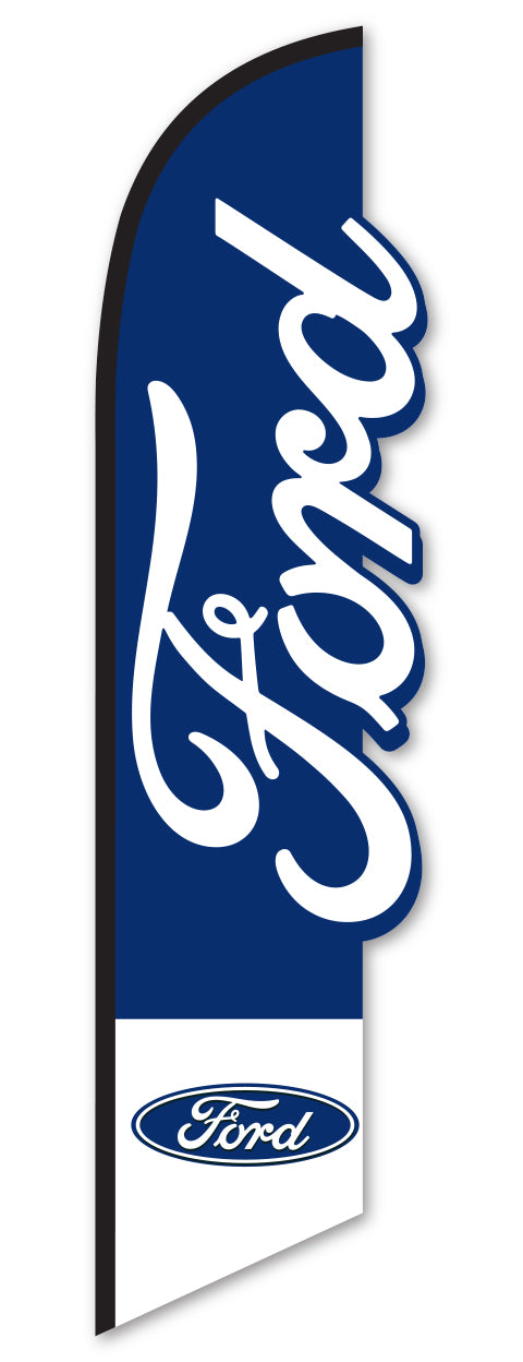 3-D Swooper Banner - Ford - Qty. 1