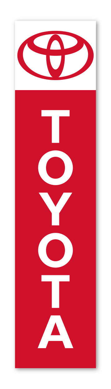 Flat Top Swooper Banner - TOYOTA - Qty. 1