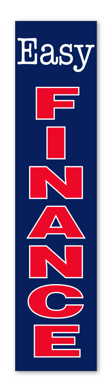Flat Top Swooper Banner - EASY FINANCE - Qty. 1