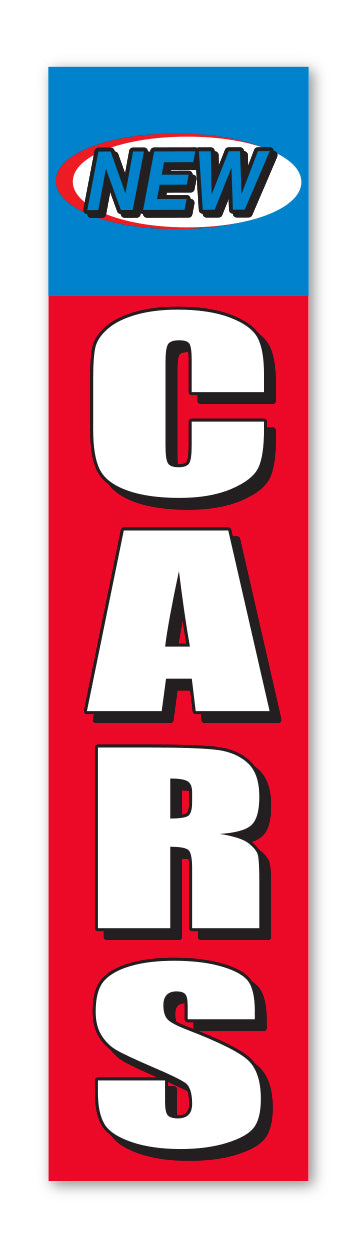 Flat Top Swooper Banner - NEW CARS - Qty. 1