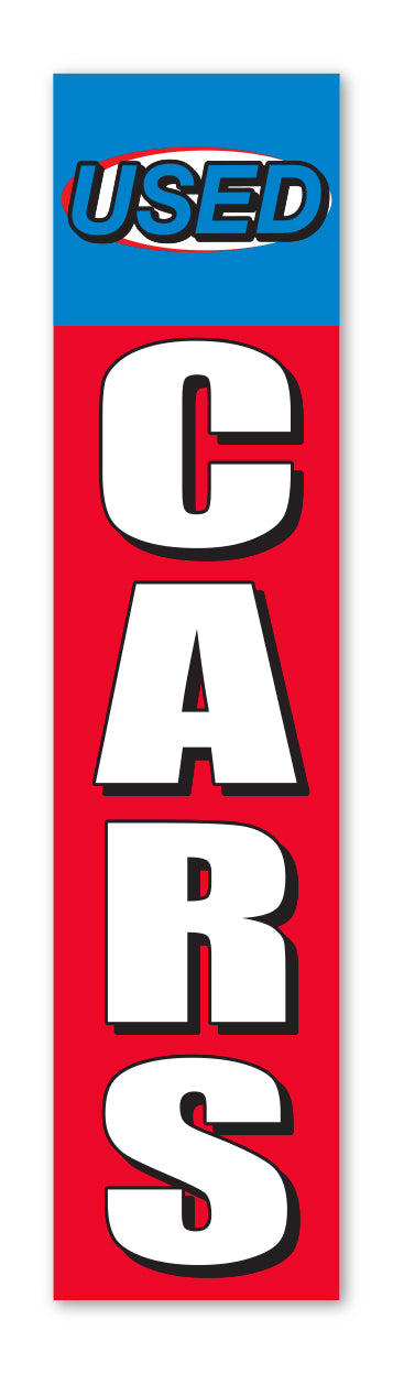 Flat Top Swooper Banner - USED CARS - Qty. 1