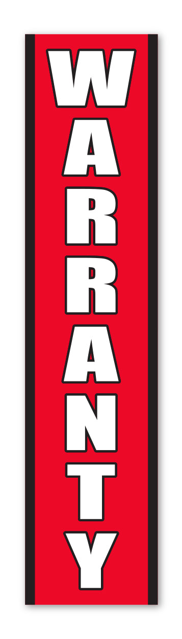 Flat Top Swooper Banner - WARRANTY - Qty. 1