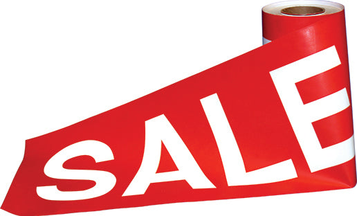 Super Sized Sale Tape 12" X 300' -  Qty. 1