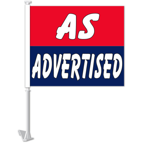 Standard Clip-On Flag - As Advertised - Qty. 1