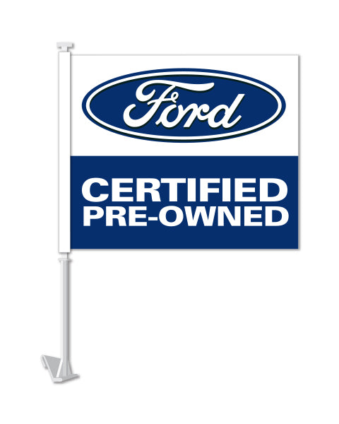 Manufacturer Clip-On Flag - Ford Certified Pre Owned - Qty. 1