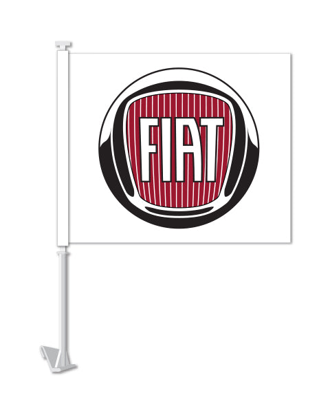 Manufacturer Clip-On Flag - Fiat - Qty. 1