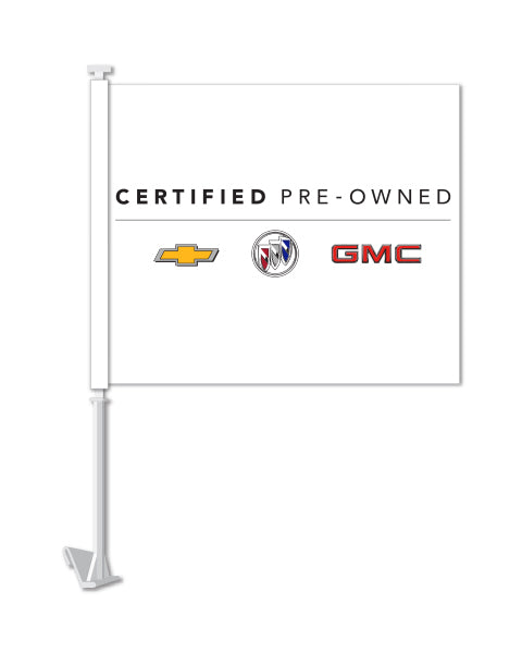 Manufacturer Clip-On Flag - GM Certified Used Vehicles - Qty. 1