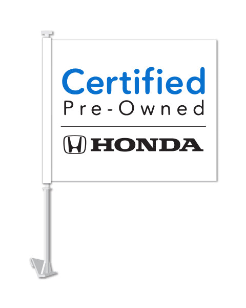 Manufacturer Clip-On Flag - Honda Certified Pre-Owned - Qty. 1