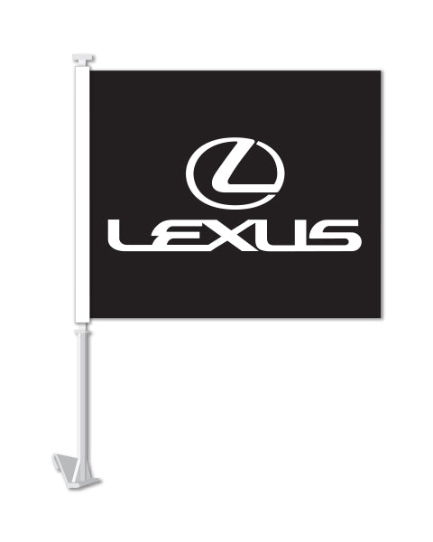 Manufacturer Clip-On Flag - Lexus Black - Qty. 1