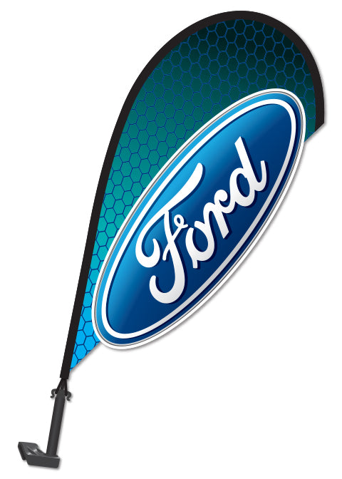 3D Clip on Paddle Flag - Ford - Qty. 1