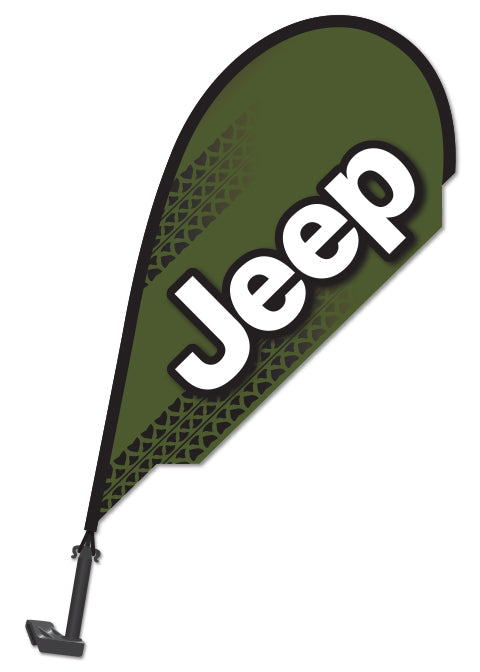 3D Clip on Paddle Flag - Jeep - Qty. 1