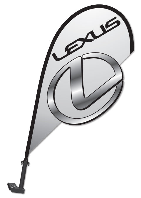 3D Clip on Paddle Flag - Lexus - Qty. 1