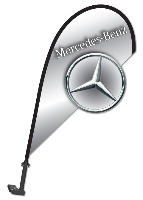 3D Clip on Paddle Flag - Mercedes-Benz- Qty. 1