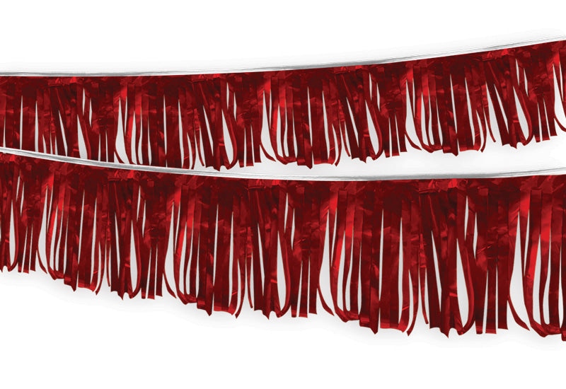 Metallic Streamers - Red - Qty. 1