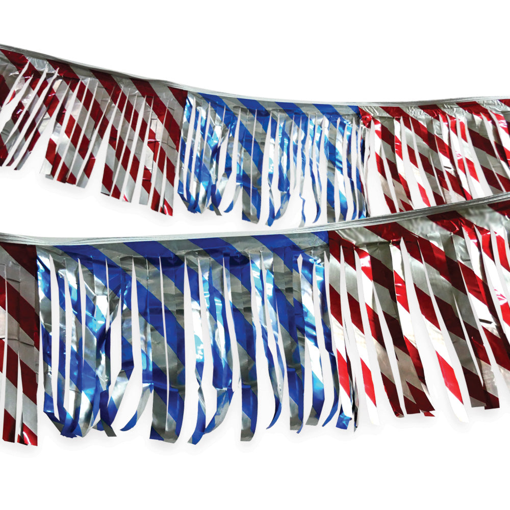 Metallic Streamers-Patriotic Striped-1