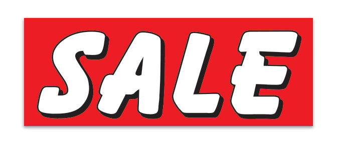 Banner - 12' x 4 1/2" - Sale - Qty. 1