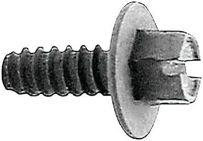License Plate Screw Slotted Hex Washer Head - #14  X 5/8"  Qty. 100