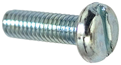 License Plate Screw Slotted Pan Head - Metric - 6mm  X 20mm Qty. 100