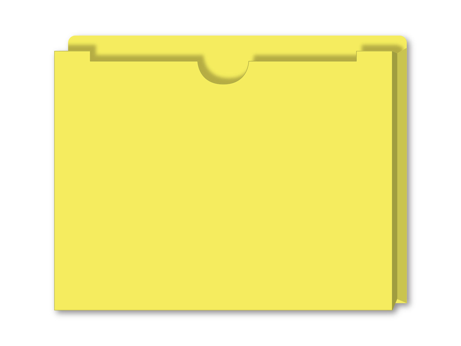 Expandable Vehicle Deal Jackets, 1" Gusset - YELLOW - Box of 50