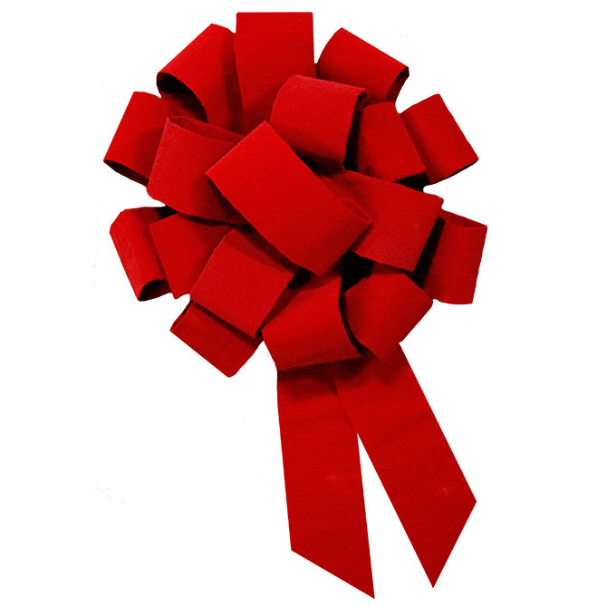 Car Bow - 43" Red Velvet - Qty. 1