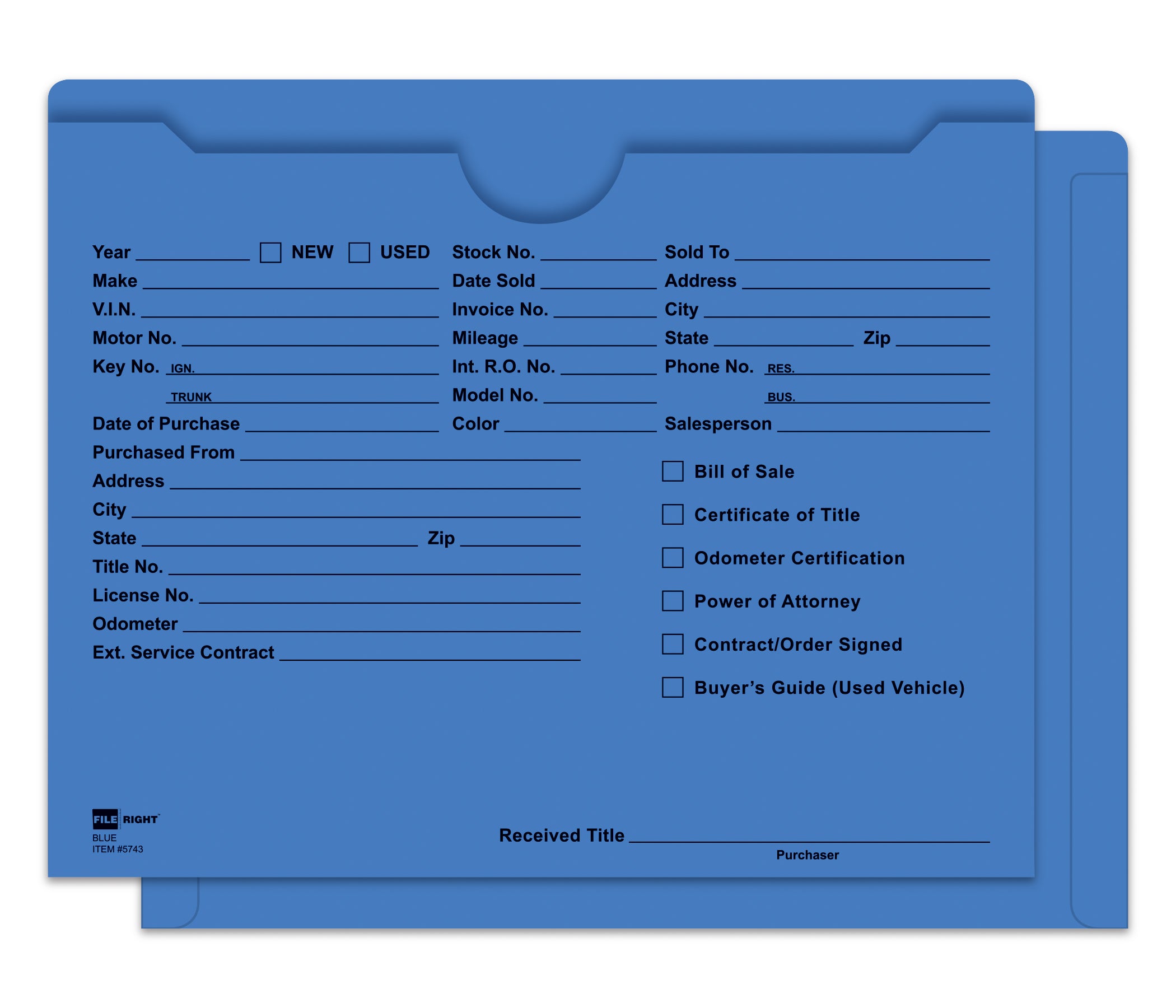 Ultra Heavy Duty Deal Jacket, Printed - BLUE - DSA-546 - Box of 100