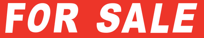 WHITE on RED Slogan - For Sale - Qty. 12
