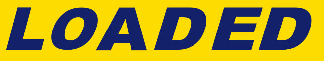 BLUE on YELLOW Slogan - Loaded - Qty. 12