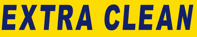 BLUE on YELLOW Slogan - Extra Clean - Qty. 12