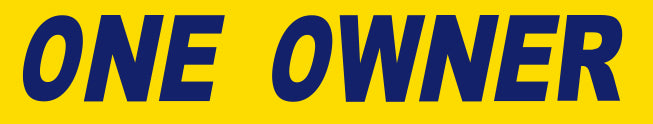 BLUE on YELLOW Slogan - One Owner - Qty. 12