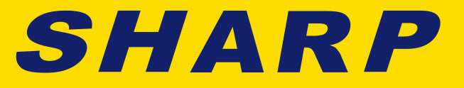 BLUE on YELLOW Slogan - Sharp - Qty. 12