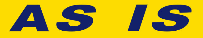 BLUE on YELLOW Slogan - As Is - Qty. 12