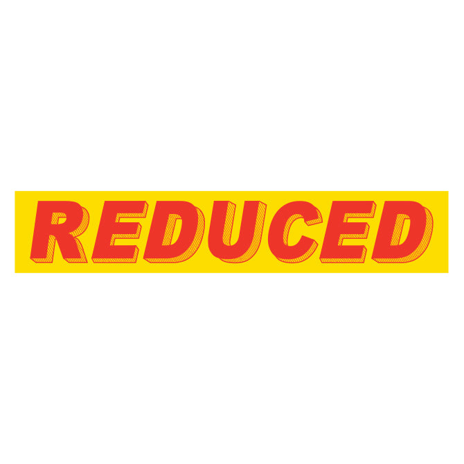 Yellow & Red Slogan - Reduced - Qty. 12